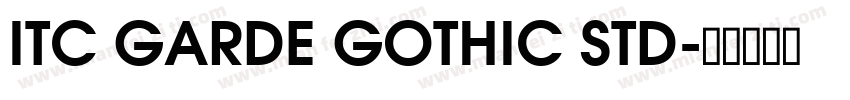 ITC GARDE GOTHIC STD字体转换